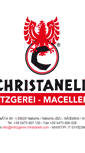 Mobile Screenshot of metzgerei-christanell.com